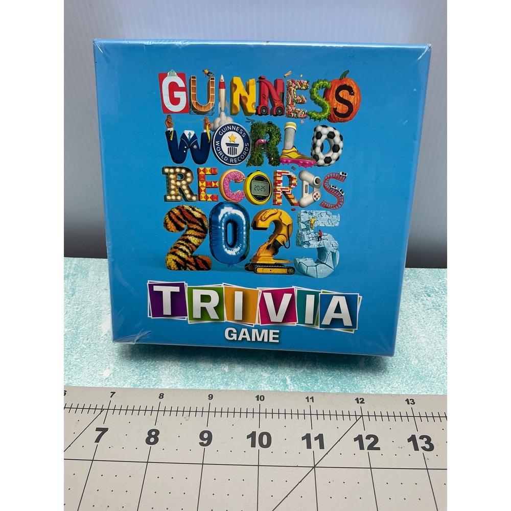 Guinness World Records 2025 Trivia Game New Sealed Fast Shipping‎